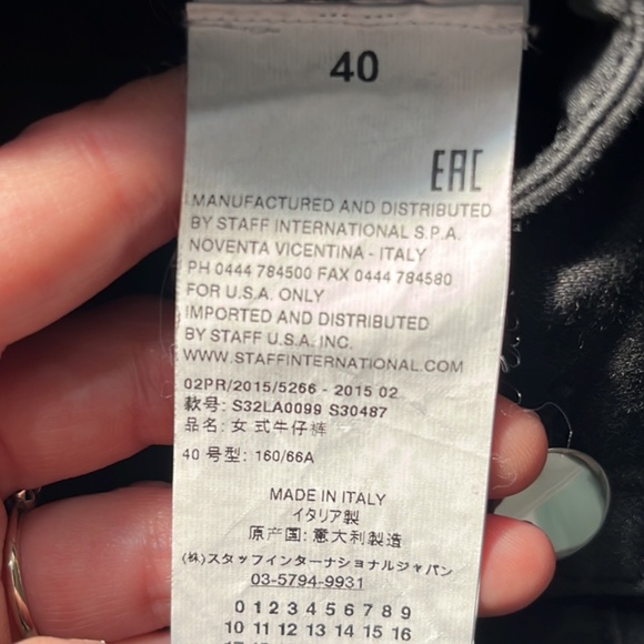 Jeans stretch Maison Martin Margiela size 25-26 US - Picture 5 of 10